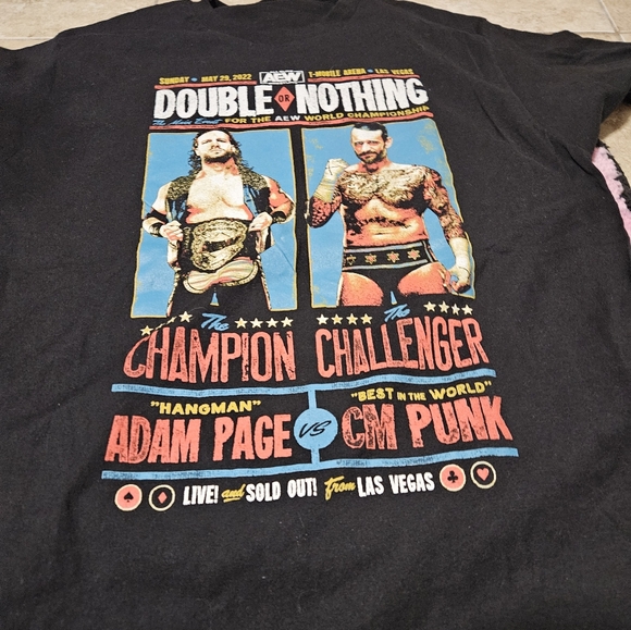 AEW Page VS. Punk Championship Tee - Picture 2 of 6